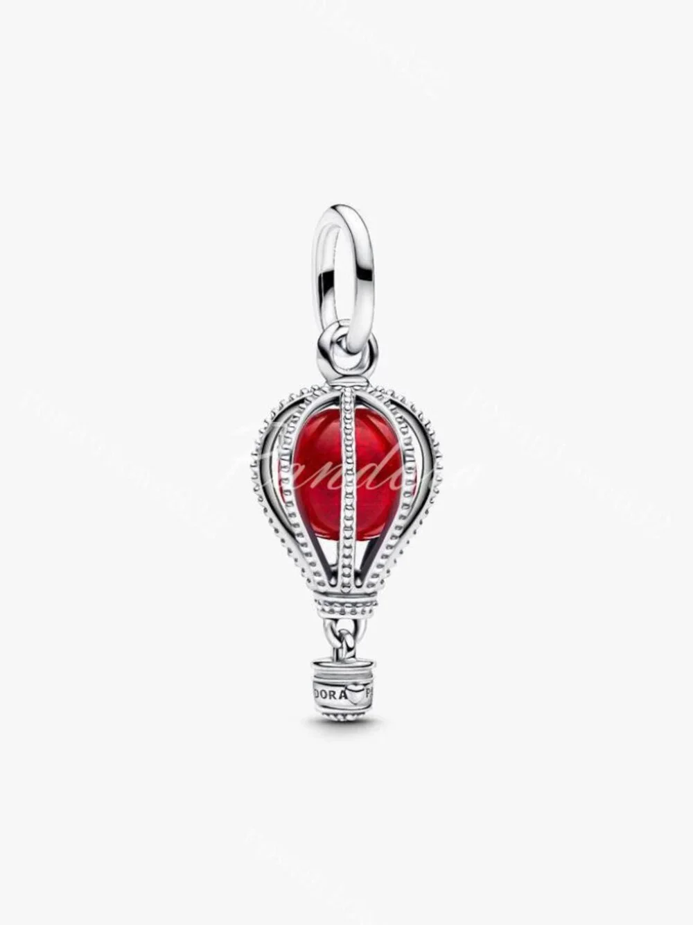 Pandora Hot Air Balloon Murano Glass Dangle Charm